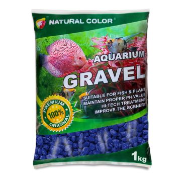 Pet Φυσικα Διακοσμητικά Χαλίκια Μπλε 5-8mm 1Kg