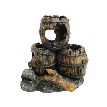 Διακοσμητικά Βαρέλια Ενυδρείου 13x9x12cm
