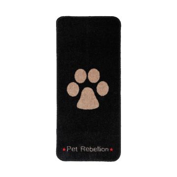 Pet Rebellion Αντολισθητικό Χαλάκι Μαύρο 45x100cm