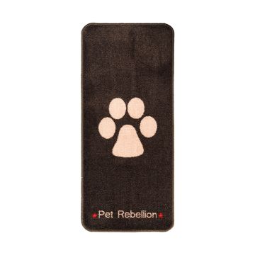 Pet Rebellion Αντολισθητικό Χαλάκι Καφέ 45x100cm