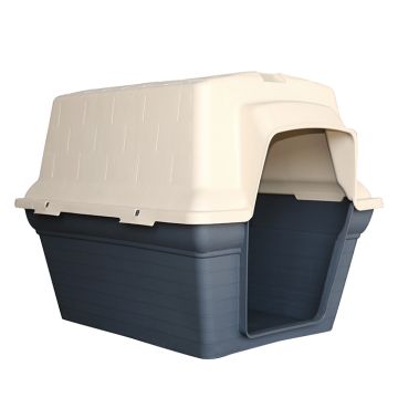 Oem Hc005B Σπιτάκι Σκύλου Medium Γκρι 84x63x62.9cm
