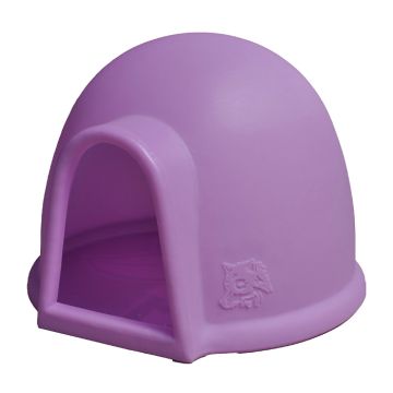 Telcom Igloo Piccola Σπίτι Σκύλου Κυκλάμινο 59x37cm