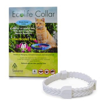 Ecolife Κολάρο Γάτας Λευκό