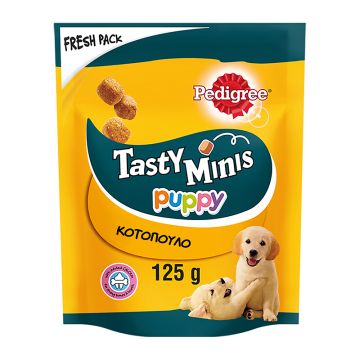Pedigree Tasty Minis Junior Με Κοτόπουλο 125G