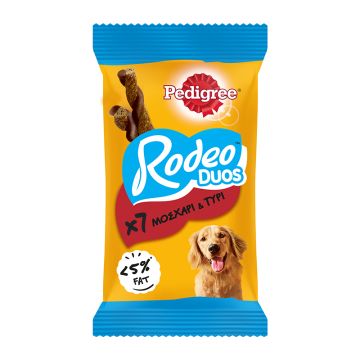 Pedigree Rodeo Duos Με Μοσχάρι & Τυρί 7Τεμ 123G