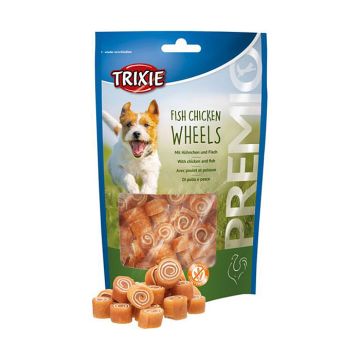 Trixie Λιχουδιά Premio Fish Chicken Wheels 75G