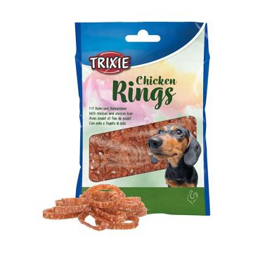 Trixie Λιχουδιά Chicken Rings 100G