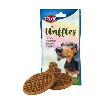 TRIXIE ΛΙΧΟΥΔΙΕΣ ΒΑΦΛΕΣ ΜΕ ΚΟΤΟΠΟΥΛΟ 7CM 3ΤΜΧ/100G