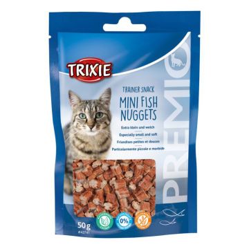 Trixie Λιχουδιά Γάτας Trainer Snack Mini Fish Nuggets 50G