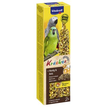 Vitakraft Kracker Με Μέλι Για Μεγάλους Παπαγάλους 2Τεμ