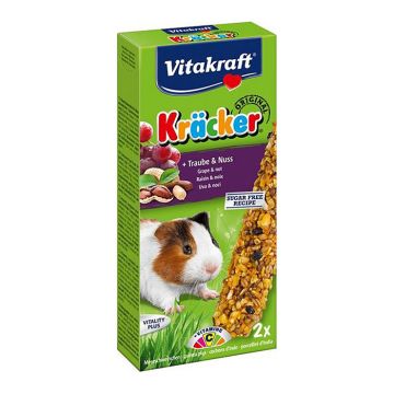 Vitakraft Kracker Για Ινδικά Χοιρίδια Με Σταφίδες & Ξηρούς Καρπούς 2Τεμ