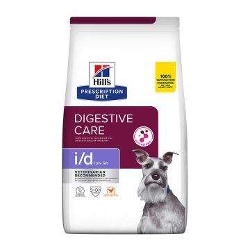 Hill's Prescription Diet i/d Low Fat Digestive Care Με Κοτόπουλο 1.5Kg