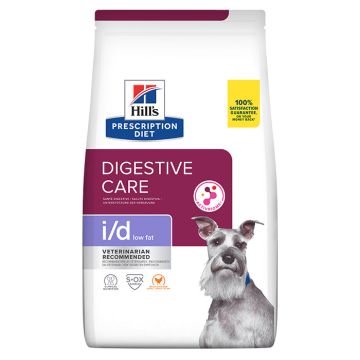 Hill's Prescription Diet i/d Low Fat Digestive Care Με Κοτόπουλο 12Kg