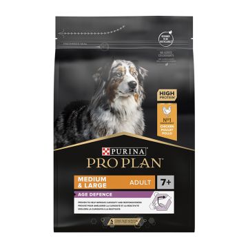 Purina Pro Plan Medium & Large Adult 7+ Age Defense Κοτόπουλο 3Kg