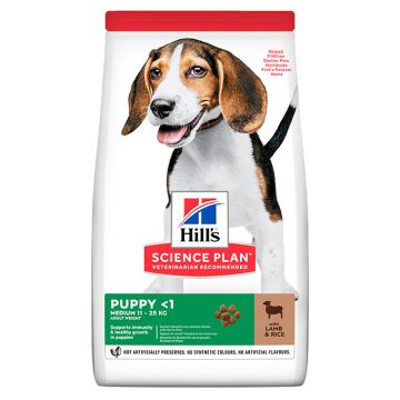 Hill's Science Plan Puppy Medium Με Αρνί & Ρύζι 2.5Kg