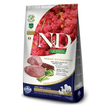 N&D Dog Quinoa Weight Management με Αρνί 800G