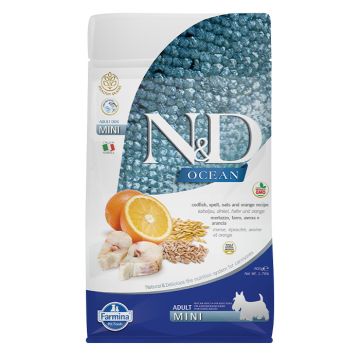 N&D Ocean Adult Mini Με Θαλασσινά & Πορτοκάλι 2.5Kg