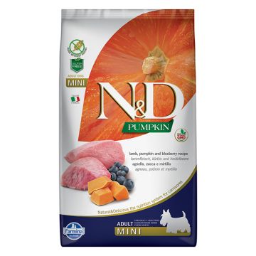 N&D Pumpkin Adult Mini Με Αρνί, Κολοκύθα & Μύρτιλο 2.5Kg