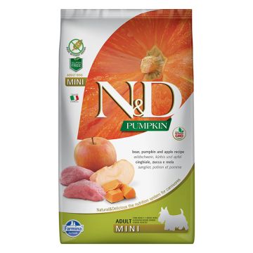 N&D Pumpkin Adult Mini Με Αγριόχοιρο, Κολοκύθα & Μήλο 2.5Kg