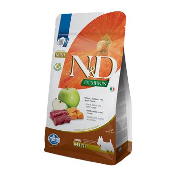 N&D Pumpkin Adult Mini Με Ελάφι, Κολοκύθα & Μήλο 2Kg