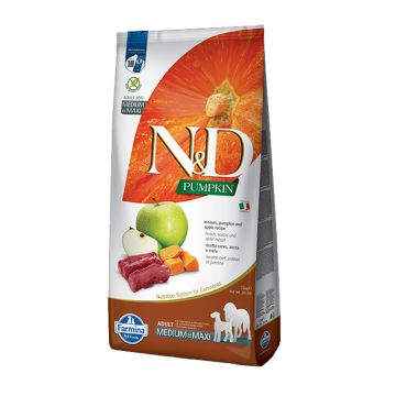 N&D Pumpkin Adult Medium-Maxi Με Ελάφι, Κολοκύθα & Μήλο 12Kg