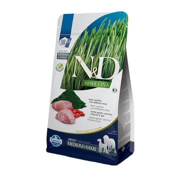 N&D Spirulina Adult Medium-Maxi με Αρνί 2kg