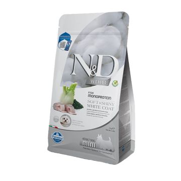 N&D White Adult Mini με Λαβράκι 2kg