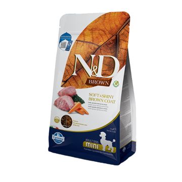 N&D Brown Adult Mini με Αρνί 2kg