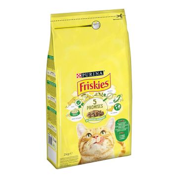 Friskies Adult Με Κουνέλι, Κοτόπουλο & Λαχανικά 2Kg