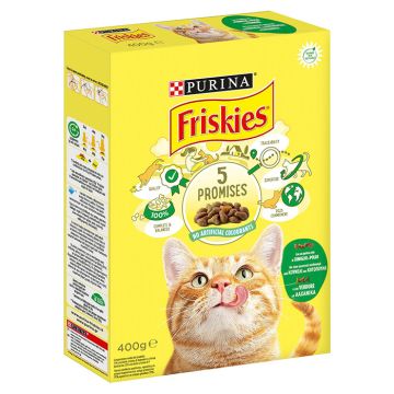 Friskies Adult Με Κουνέλι, Κοτόπουλο & Λαχανικά 400G