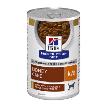 Hill's Prescription Diet k/d Kidney Care Stew Με Κοτόπουλο & Λαχανικά 354G