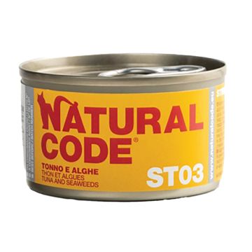 Natural Code Sterilised Τόνος & Θαλάσσια Φύκια 85gr