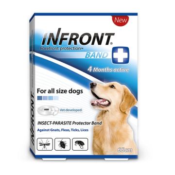 Infront Αντιπαρασιτικό Περιλαίμιο- Κολάρο Σκύλου 65cm