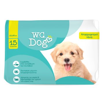 W.C. Dog Επιδαπέδιες Πάνες 60x90cm (15 Τεμ)