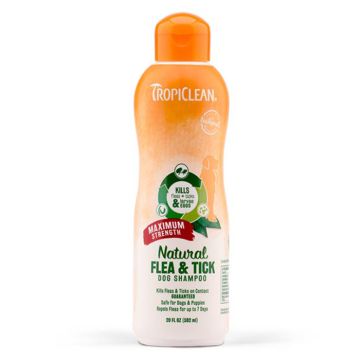 Tropiclean Flea & Tick Maximum Strength 355ml