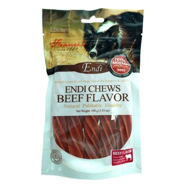 Endi Chews N003 Twisted Sticks Beef Flavor 100G