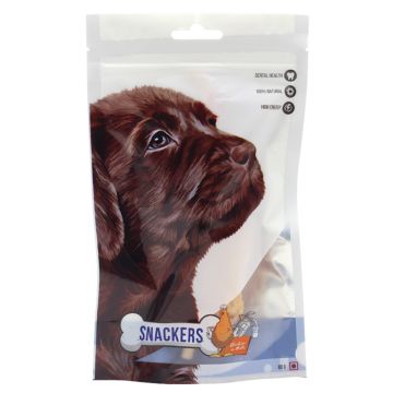 Snackers M20001 Chicken Wraps Milky Twist 13cm- 80G