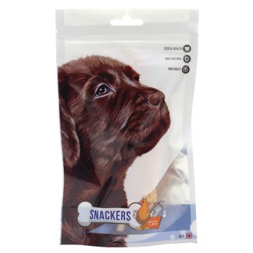 Snackers M20004 Chicken Wraps Milky Twist 8cm- 80G