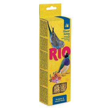 Rio Sticks Honey Για Παπαγαλάκια & Εξωτικά Πουλιά (2Τεμ)