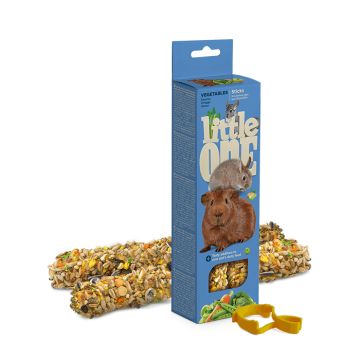 Little One Sticks Vegetables - Για Ινδικά Χοιρίδια, Κουνέλια & Τσιντσιλά (2Τεμ)