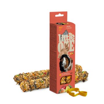Little One Sticks Fruit - Για Ινδικά Χοιρίδια, Κουνέλια & Τσιντσιλά (2Τεμ)