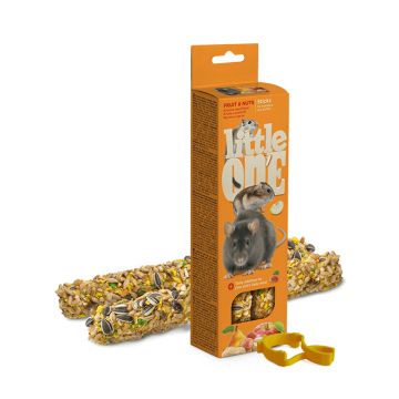 Little One Sticks Fruits & Nuts - Για Χάμστερ (2Τεμ)