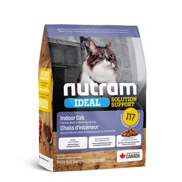 Nutram I17 Ideal Solution Support Indoor Με Κοτόπουλο 1.13Kg