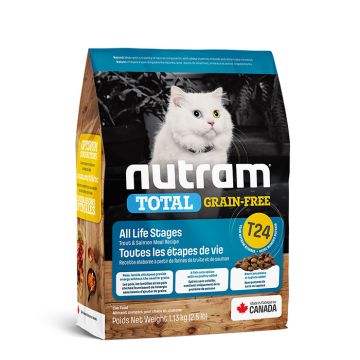 Nutram T24 Total Grain-Free Με Σολομό & Πέστροφα 1.13Kg