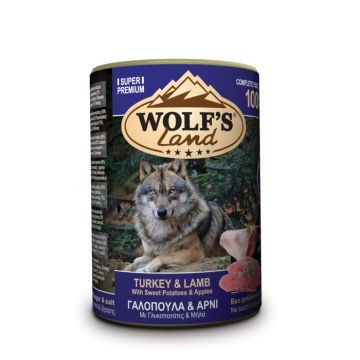 Wolf's Land Adult Με Γαλοπούλα & Αρνί 400G