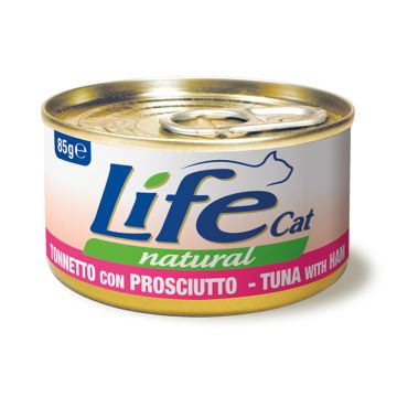 Life Cat Με Τόνο & Ζαμπόν 85G