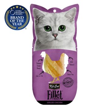 Kit Cat Fillet Fresh Γάτας Με Ψητο Κοτόπουλο 30G