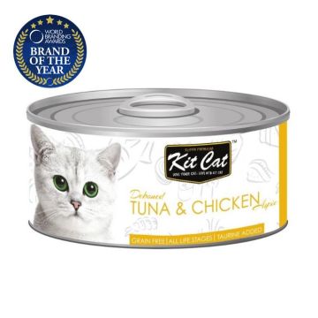 Kit Cat Με Κοτόπουλο & Τόνο 80G