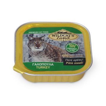 Wildcat's Allucup Adult Με Γαλοπούλα 100G