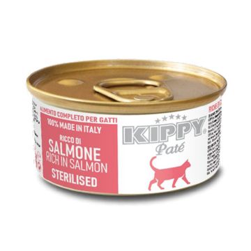 Kippy Γάτας Πατέ Sterilised Με Σολομό 85G